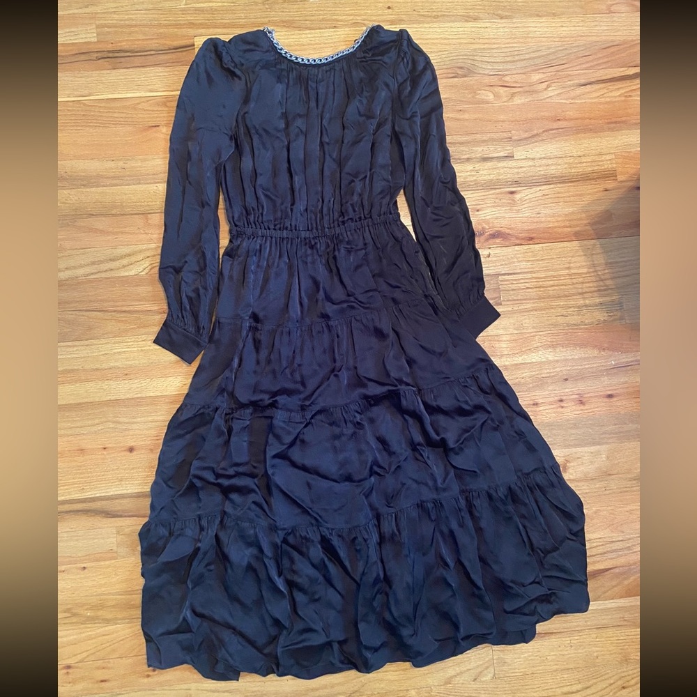 Michael Kors long sleeve chain dress